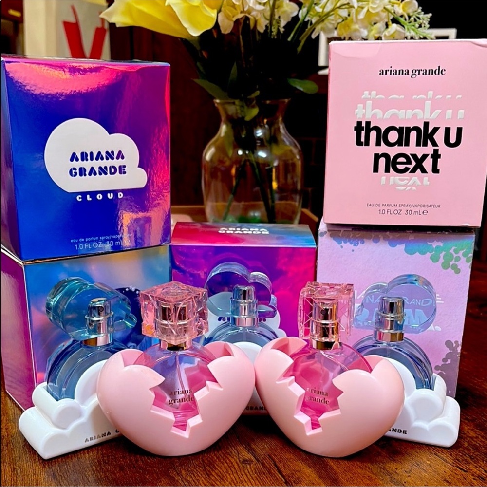 Ariana Grande Empty Perfume Bottles & Boxes